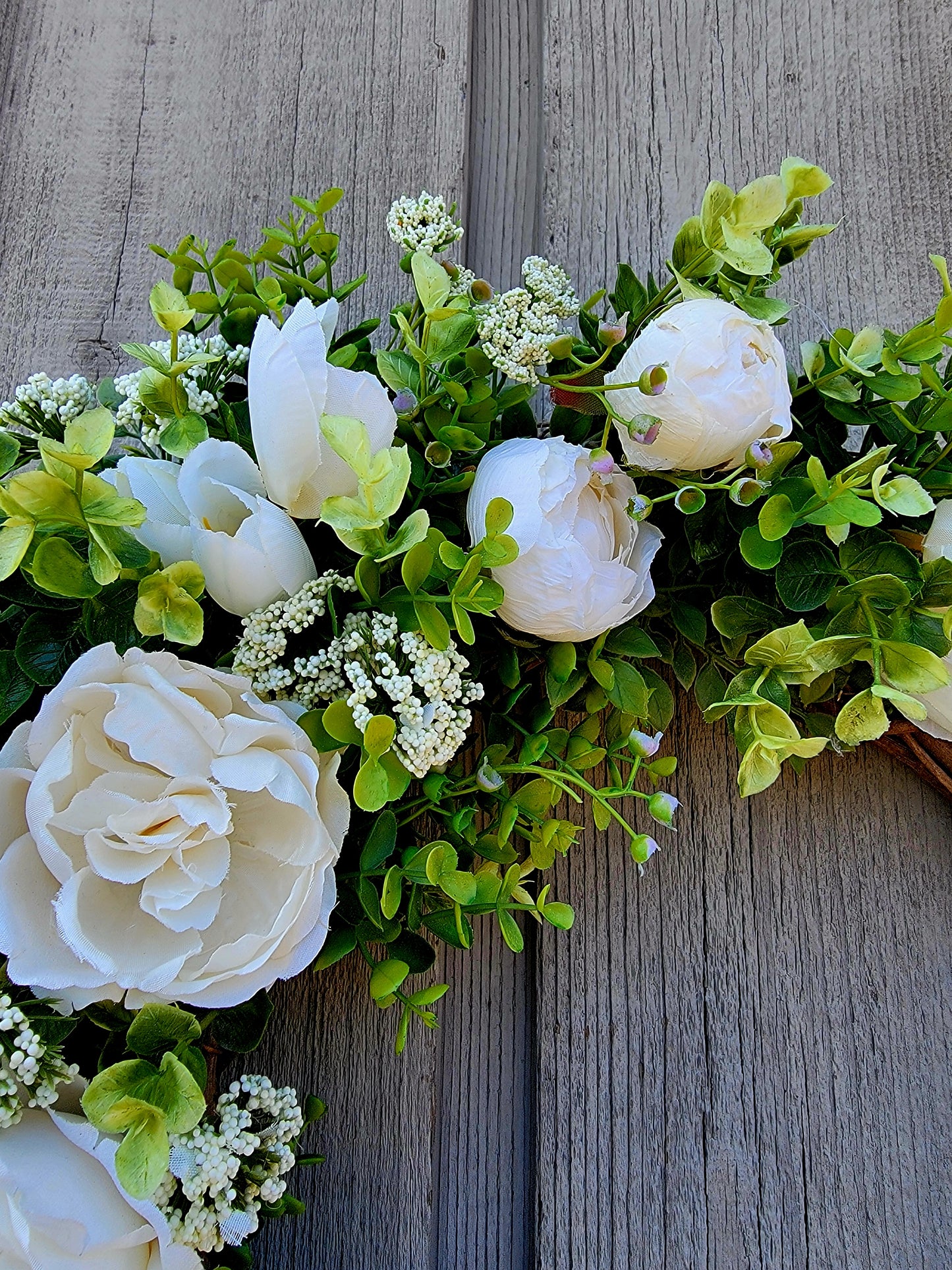 Peony Wreath