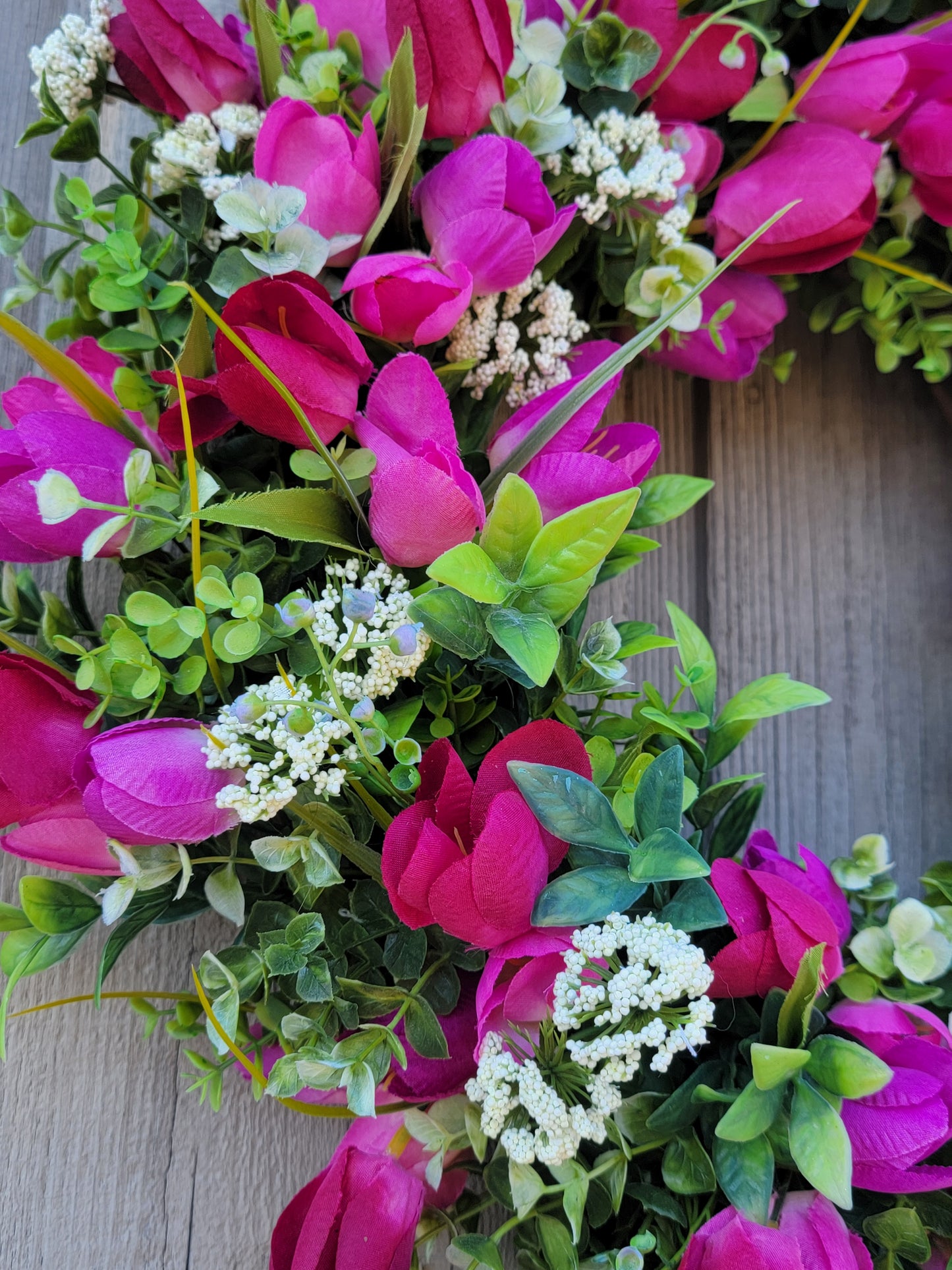 Spring Tulip Wreath