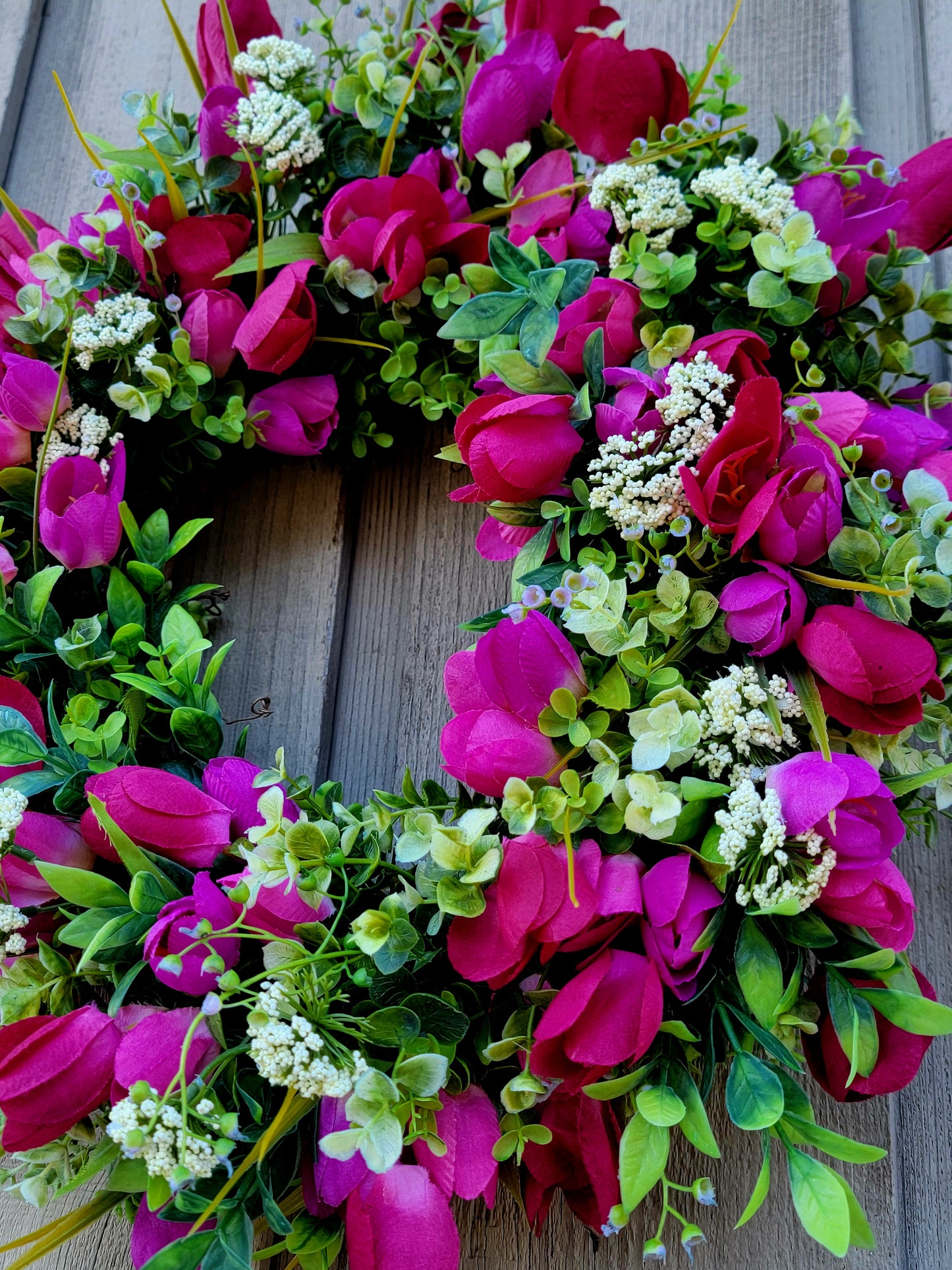 Spring Tulip Wreath