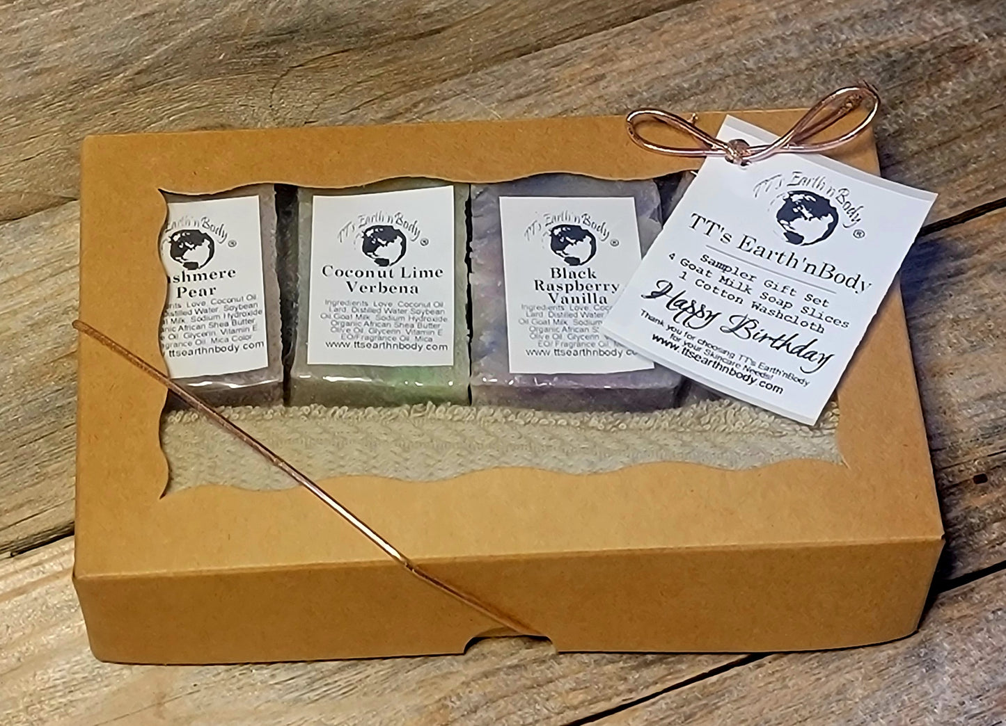 5pc Birthday Soap Sampler Gift Box