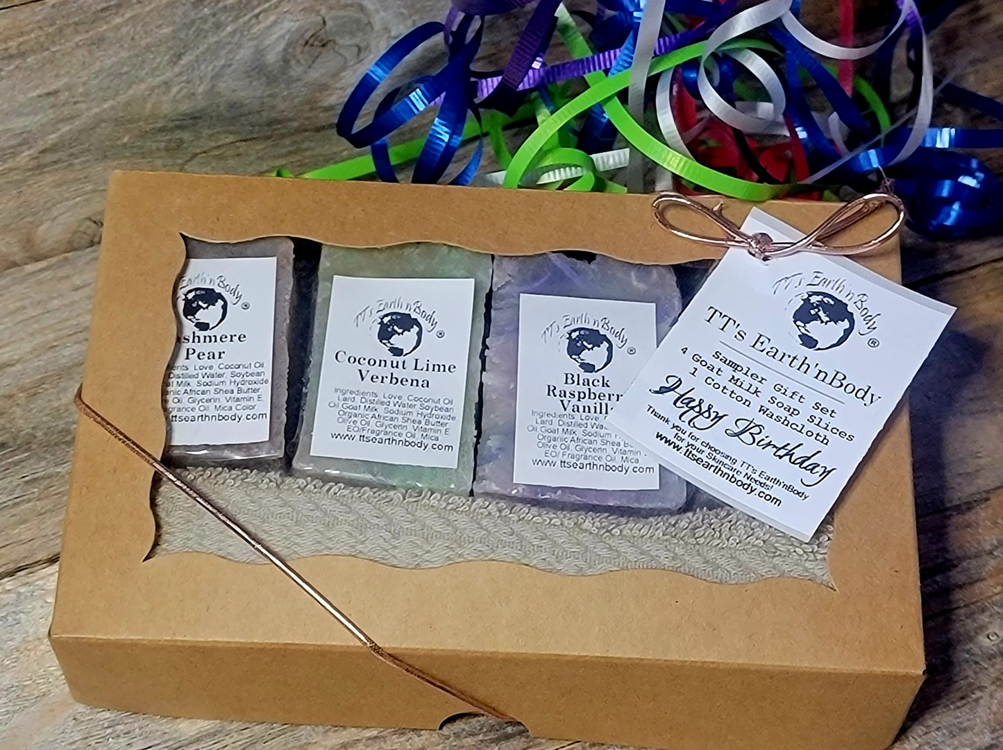 5pc Birthday Soap Sampler Gift Box