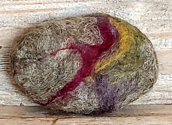 Sandalwood Patchouli Felted Wool Soap