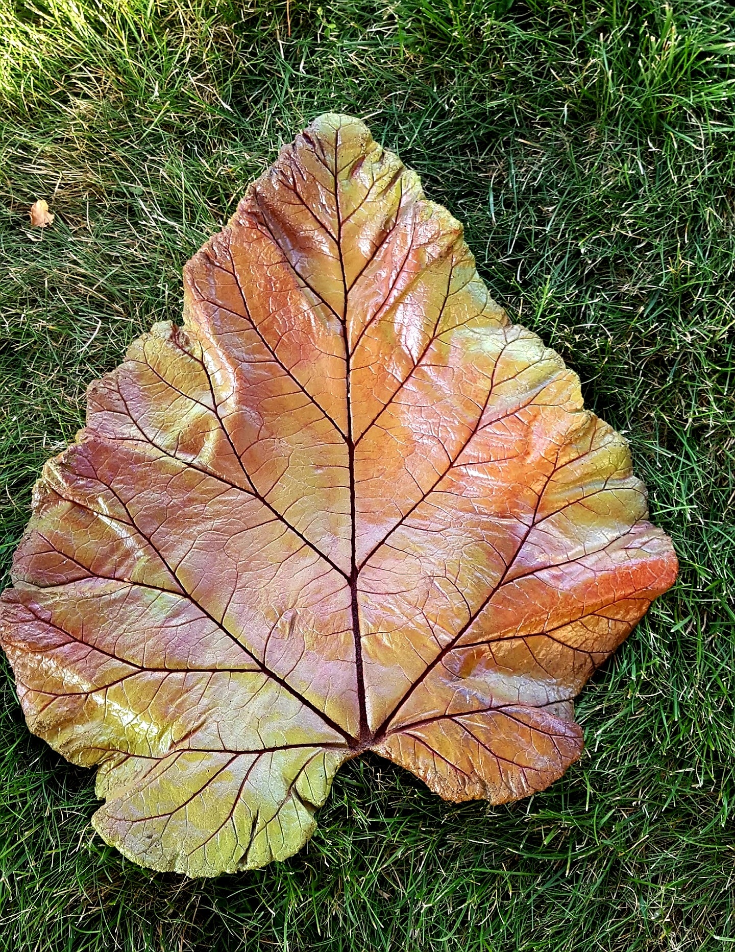 Concrete Rhubarb Leaf $25.00-$45