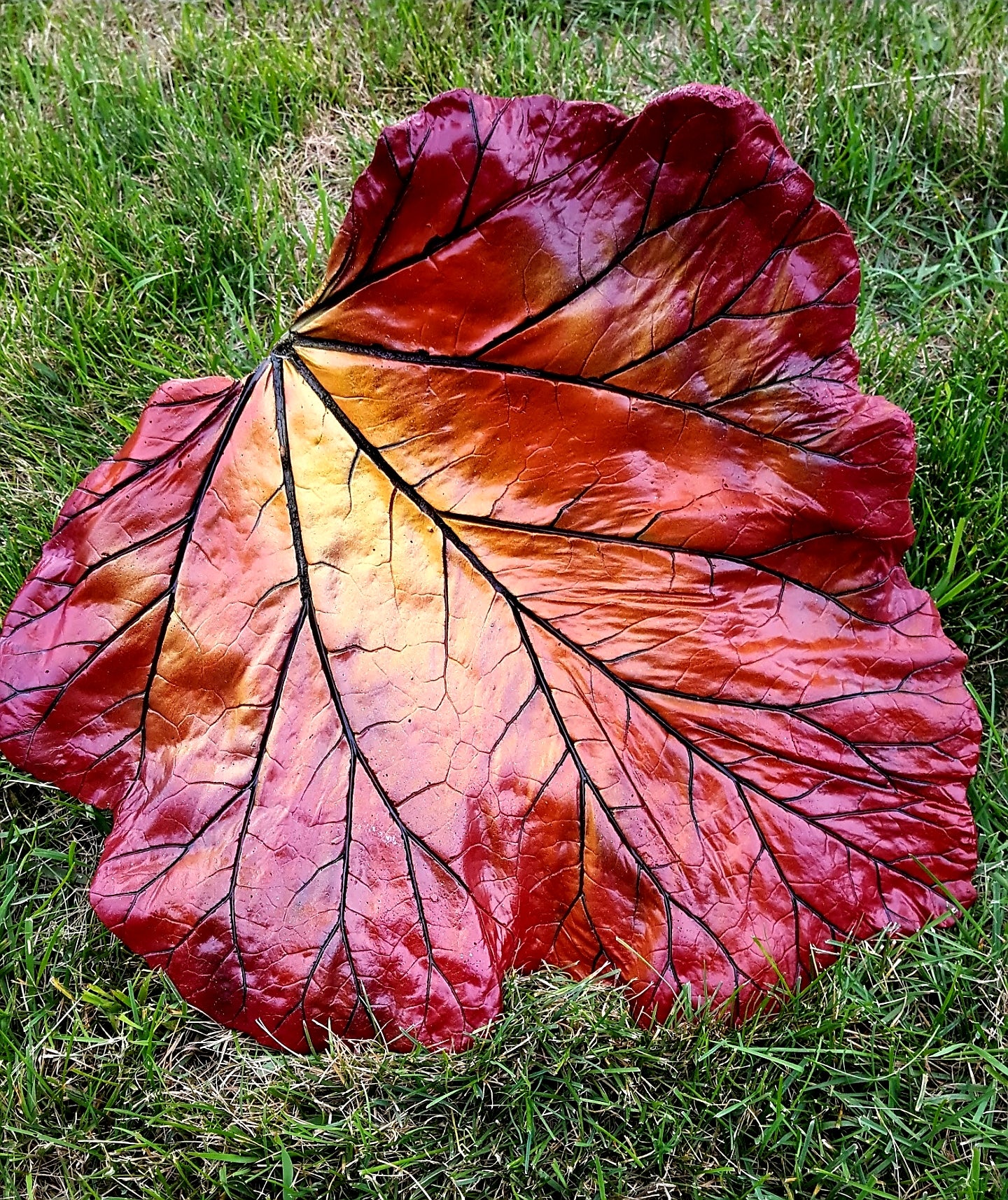 Concrete Rhubarb Leaf $25.00-$55