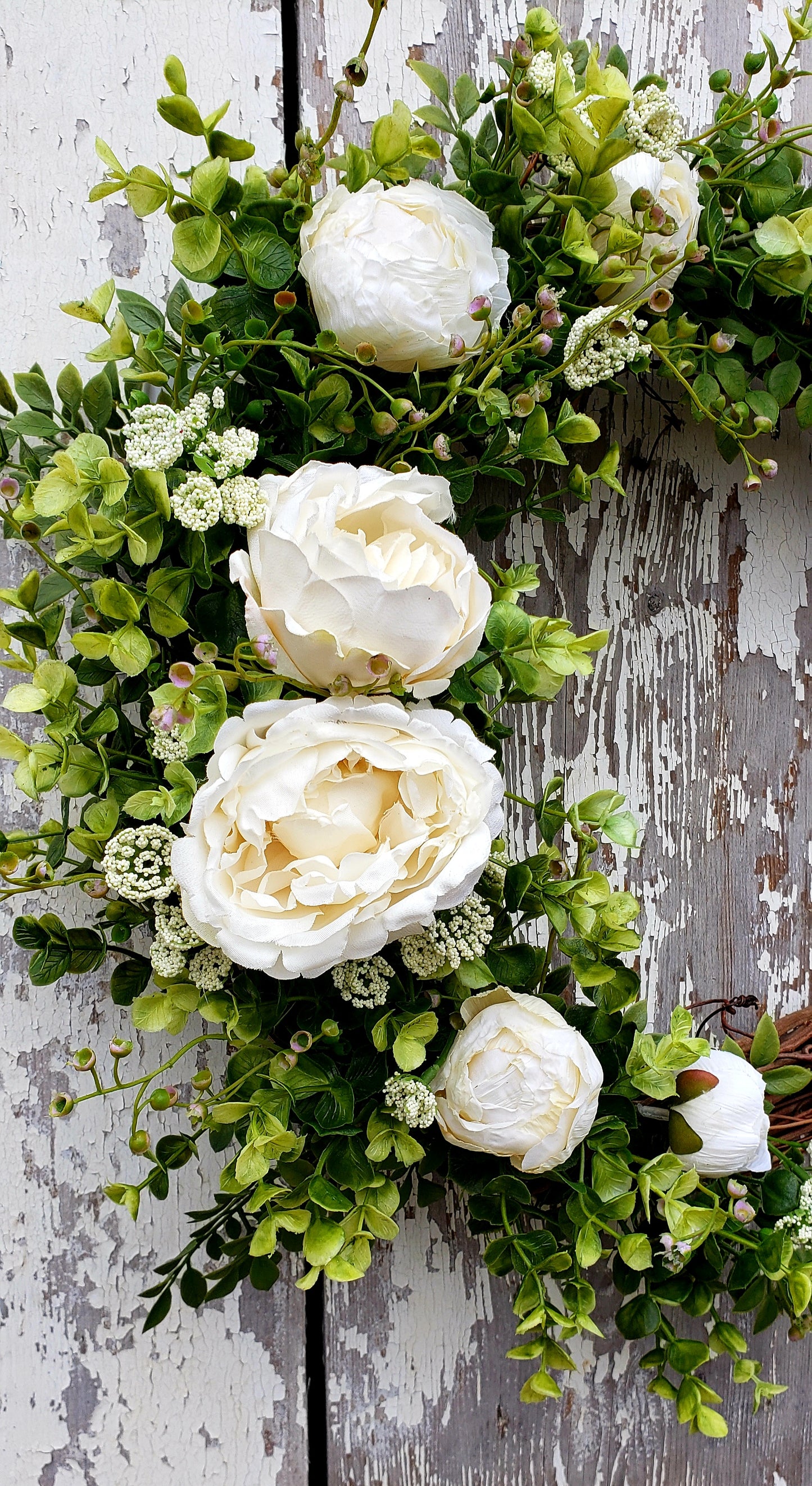 Peony Wreath