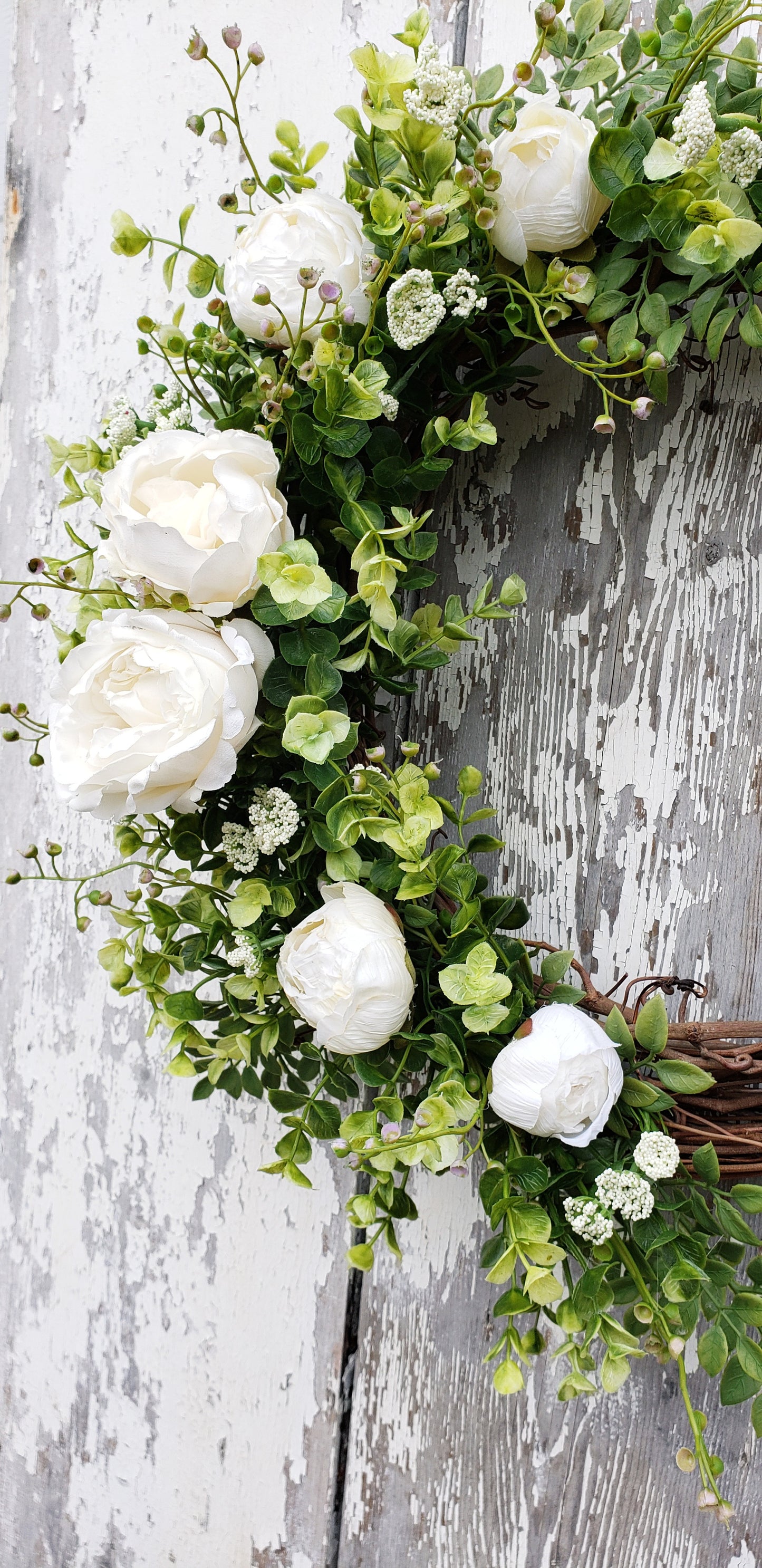 Peony Wreath