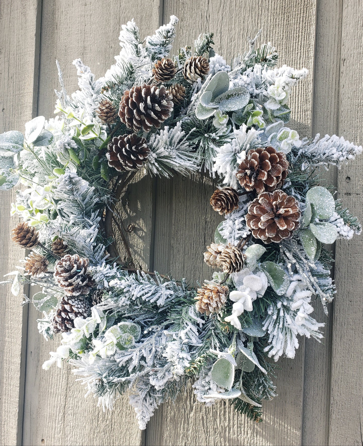 Frosted Winter Wreath