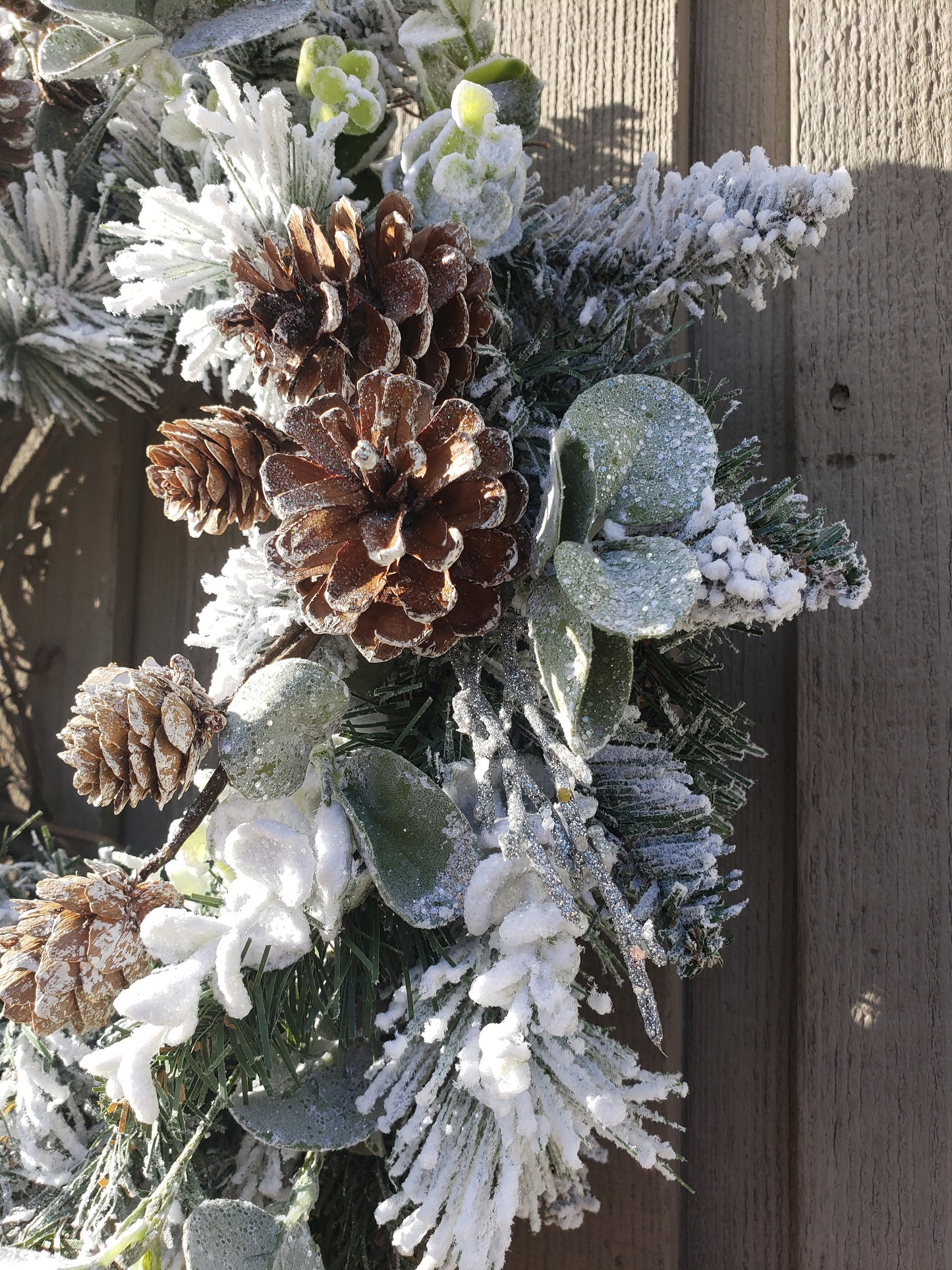 Frosted Winter Wreath