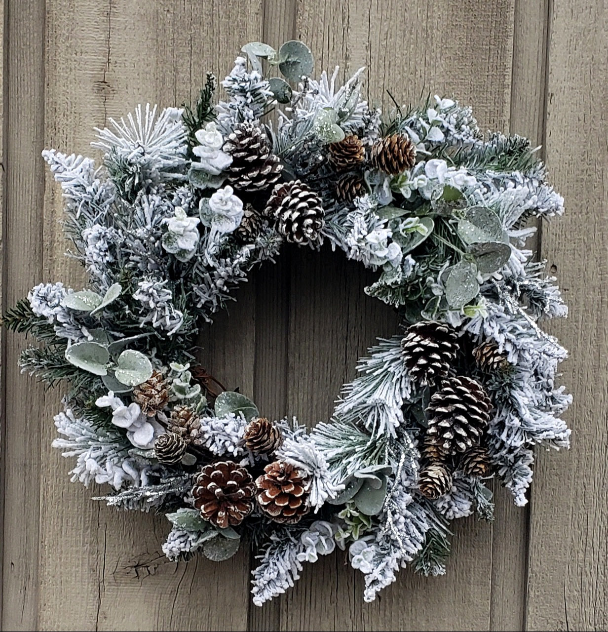 Frosted Winter Wreath