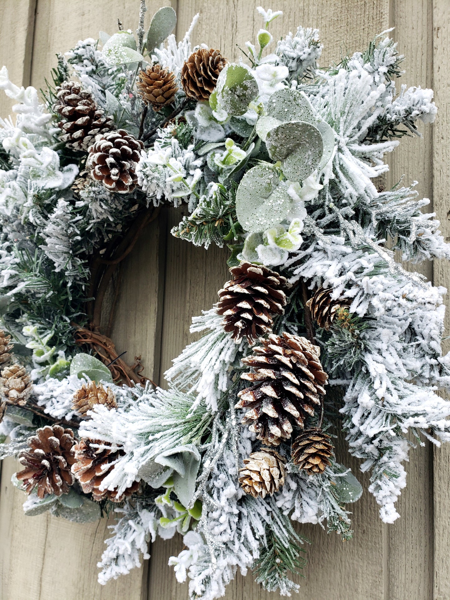 Frosted Winter Wreath